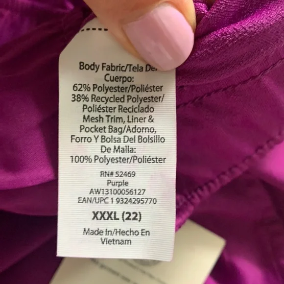 NWT Athletic purple shorts size XXXL - Picture 4 of 5